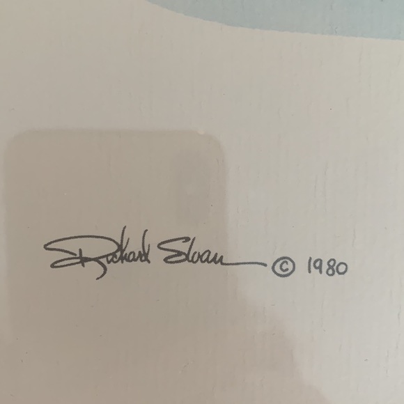 Richard Sloan framed art of ducks - Picture 2 of 7